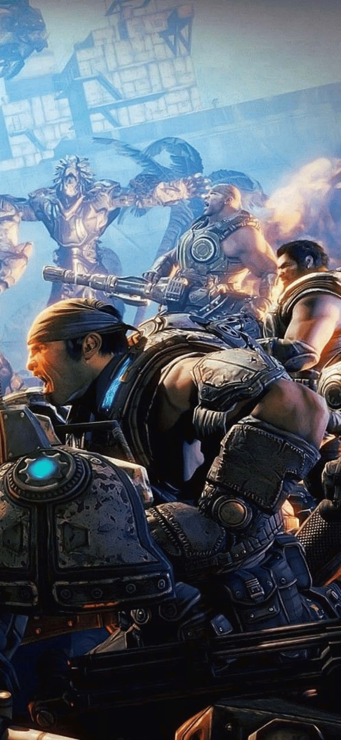 skrini ya mchezo wa gears of war 3 Picha ya Ukuta