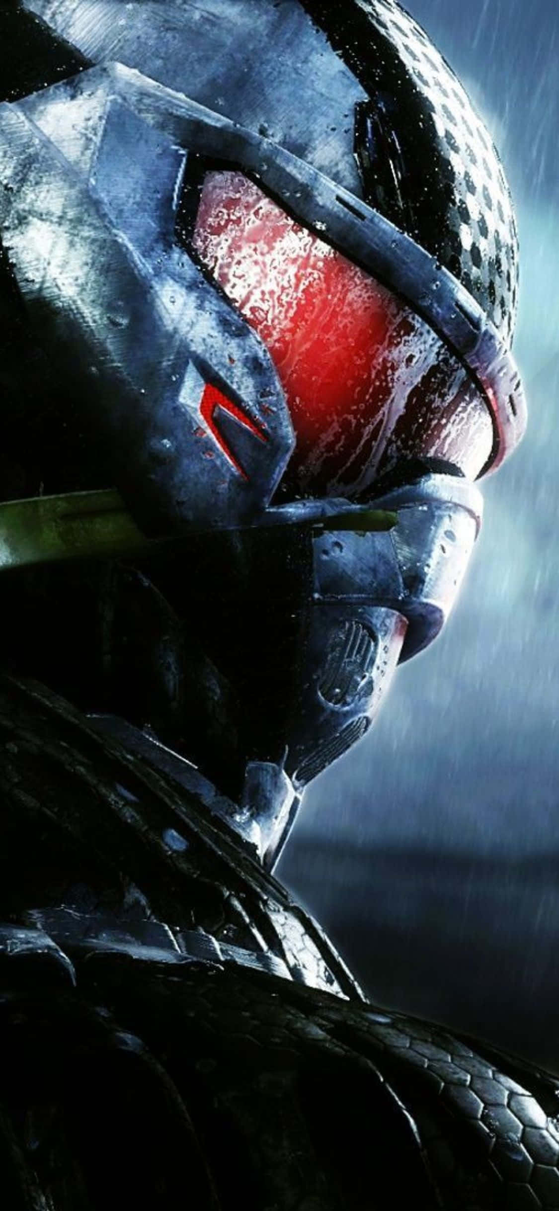 Skrini ya Crysis 3 kwenye iPhone X Picha ya Ukuta