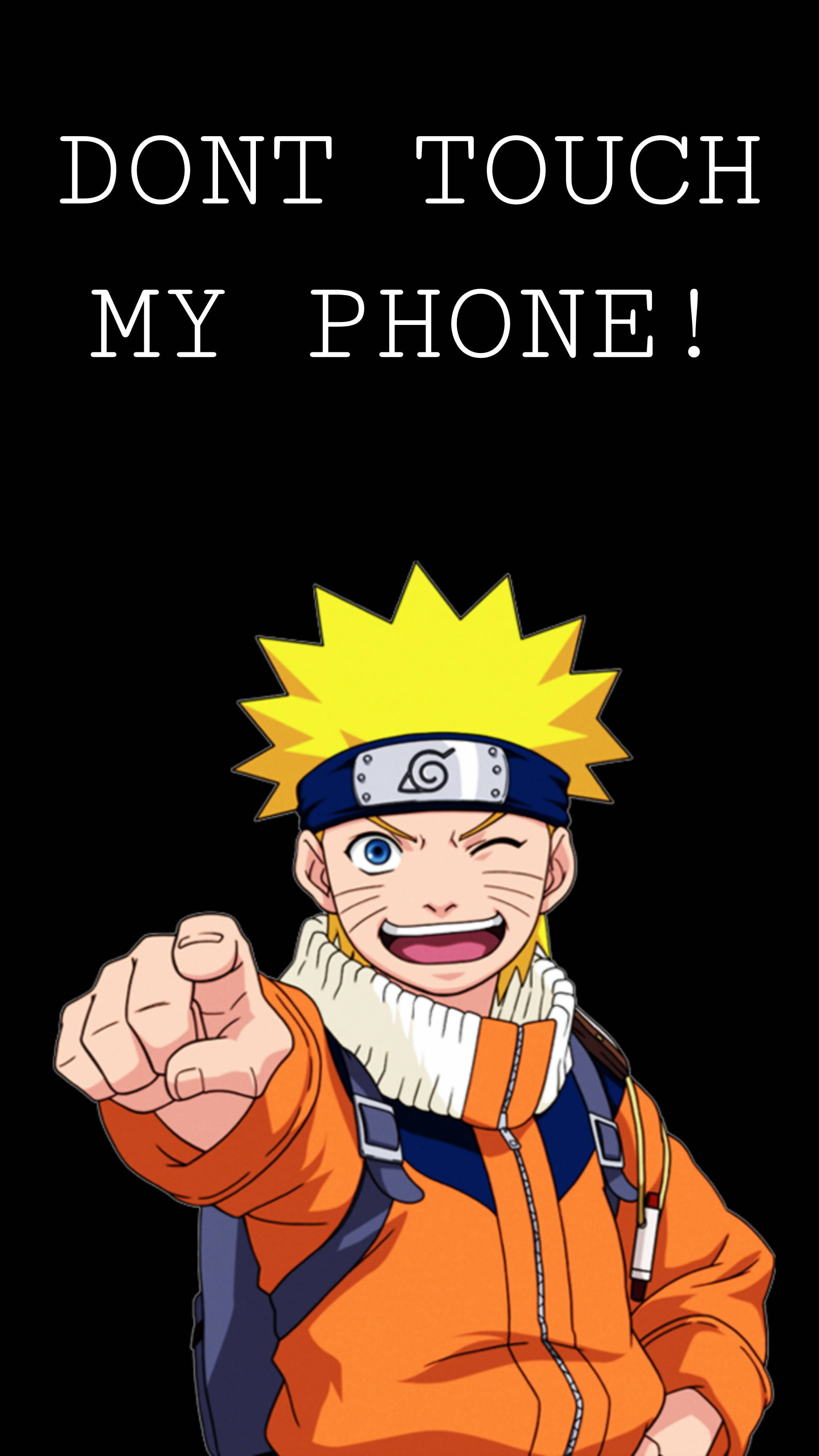 Skrini ya Kufunga ya Anime Naruto Uzumaki Picha ya Ukuta