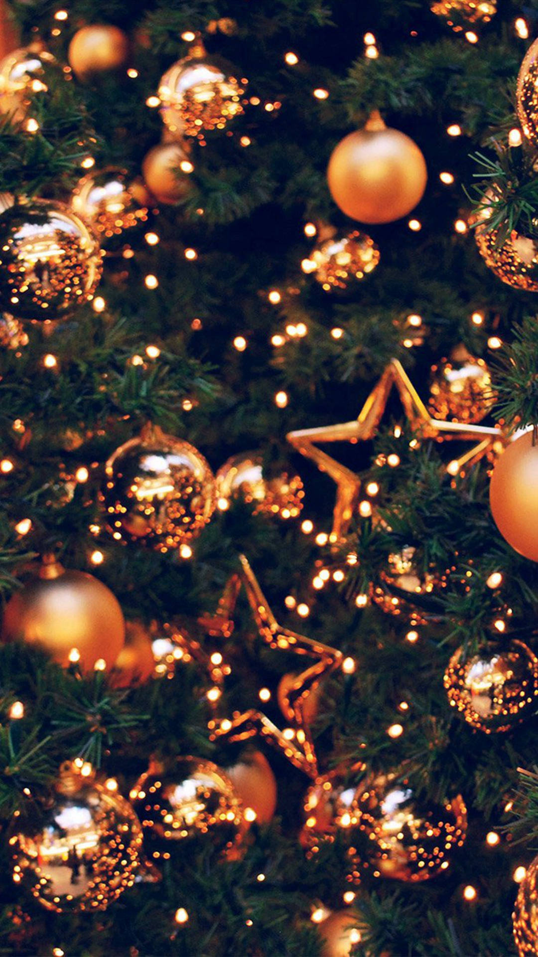 Skrini ya Kufunga ya iPhone ya Preppy Christmas Picha ya Ukuta