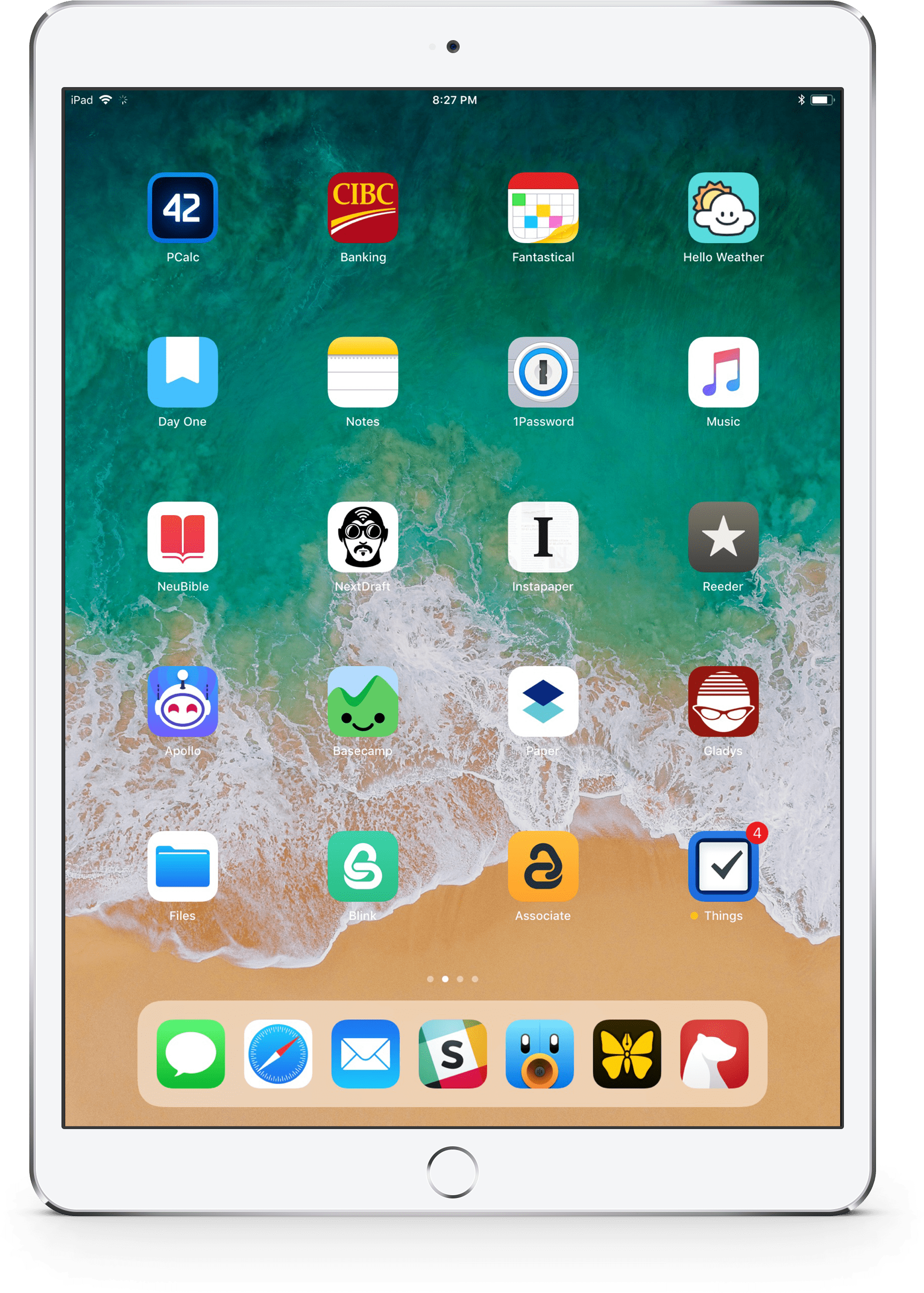 Skrini ya Mwanzo ya iPad Pro Picha ya Ukuta
