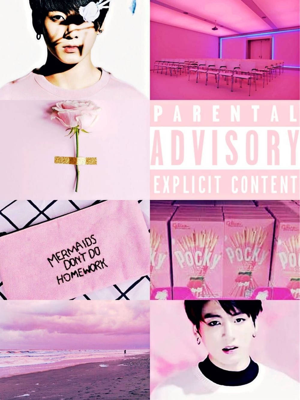 Skrini ya Simu ya Bts ya Pink kwa Wasichana Picha ya Ukuta