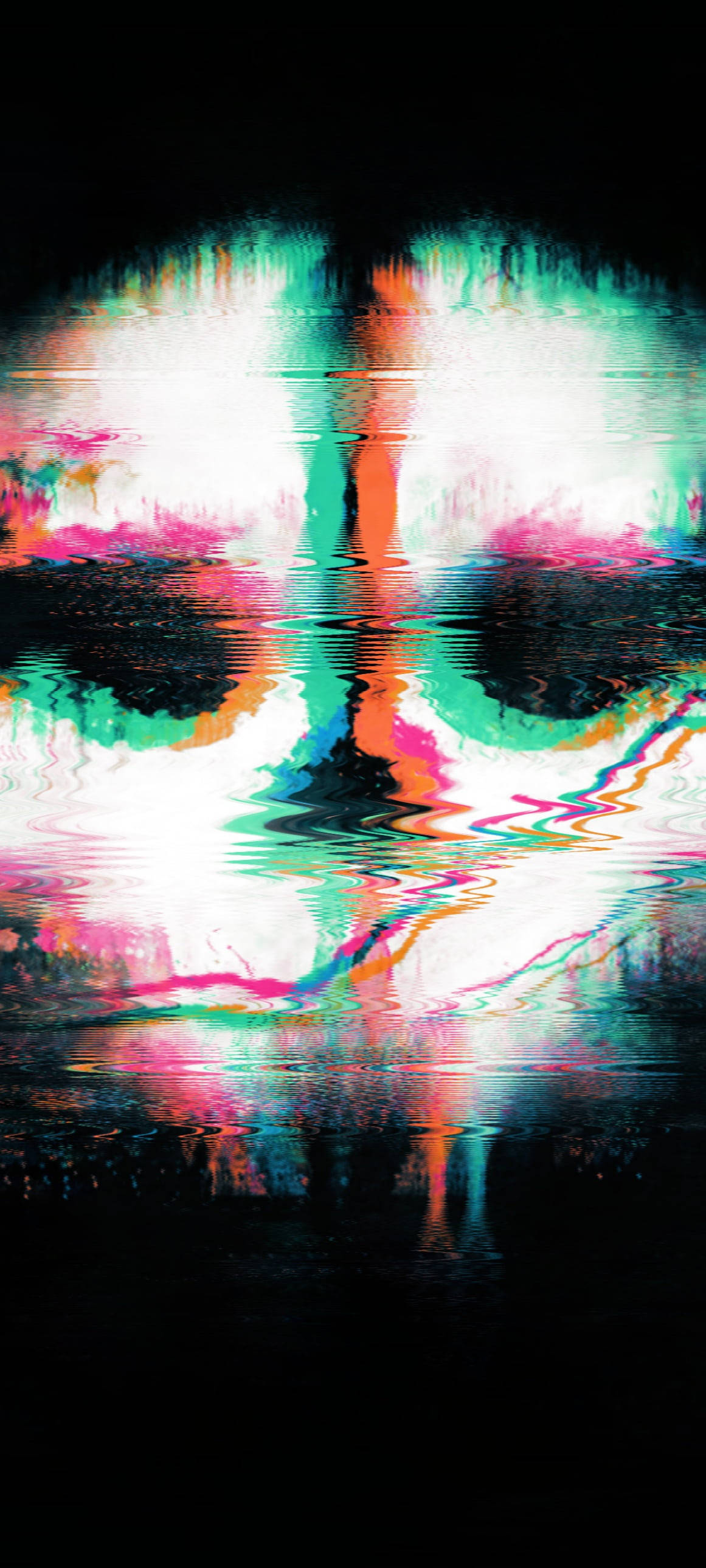Skuli ya Trippy ya Telefonu ya Kichaa Picha ya Ukuta
