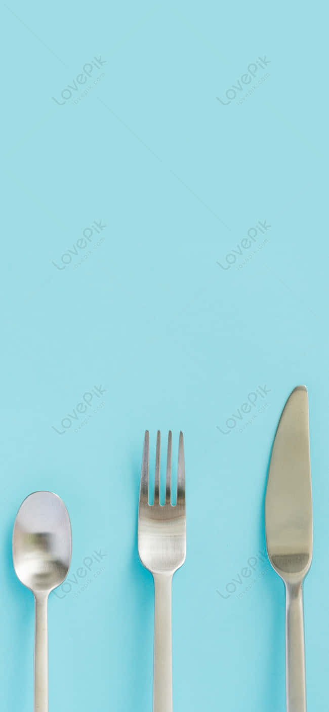 Sky Blue Theme Android Kitchen Background Picha ya Ukuta