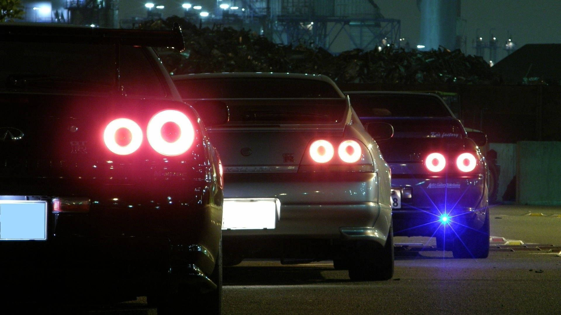 Skylines za JDM Zenifu Picha ya Ukuta