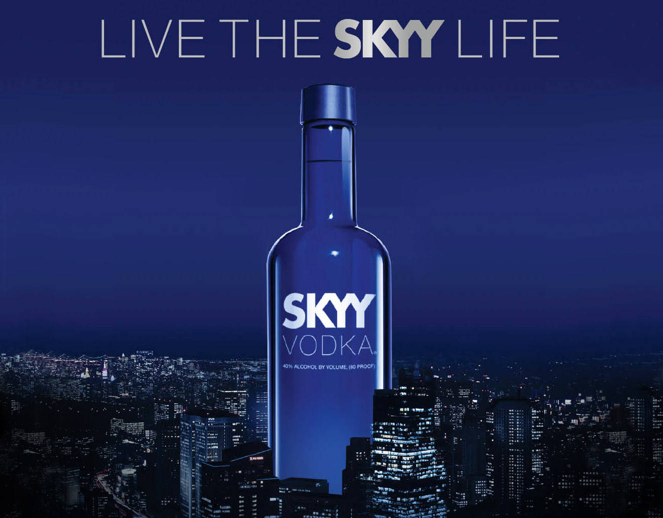 Skyy Vodka Ishi Maisha ya Skyy Bango Picha ya Ukuta