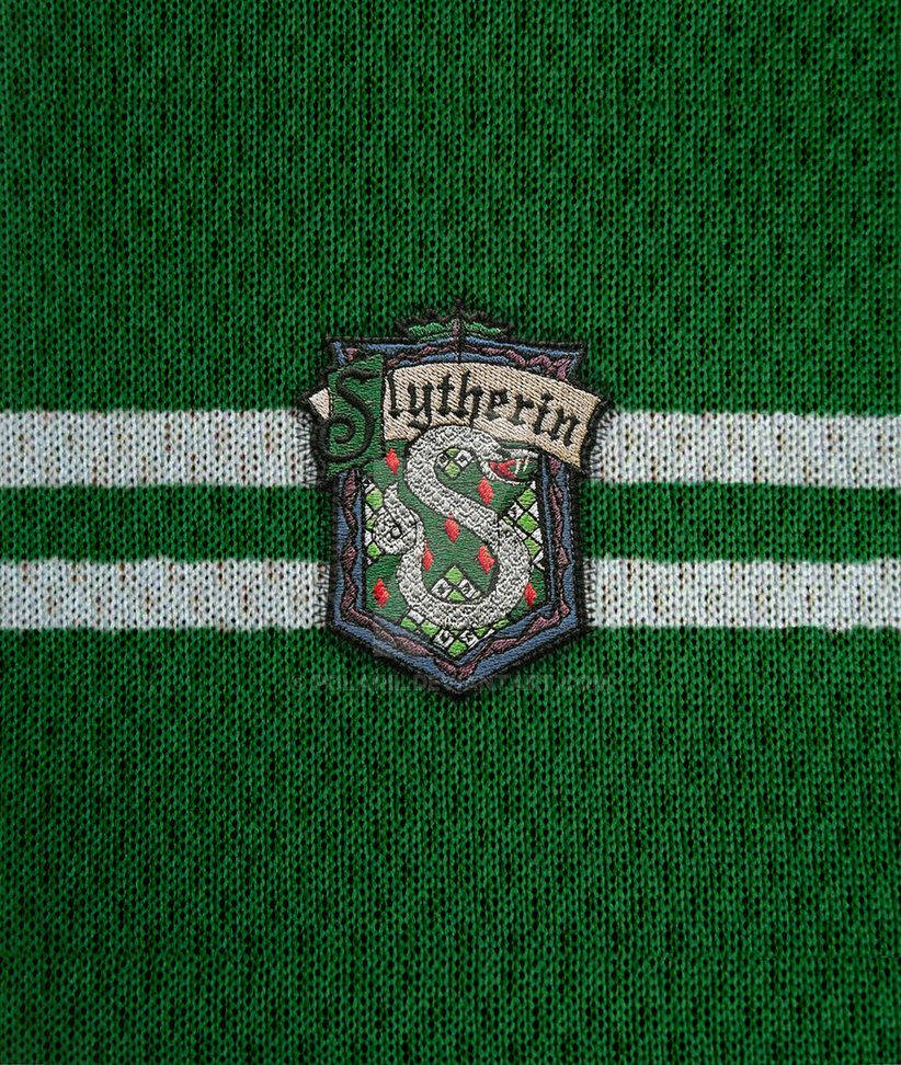 Slytherin Logo Knitted Fabric Picha ya Ukuta