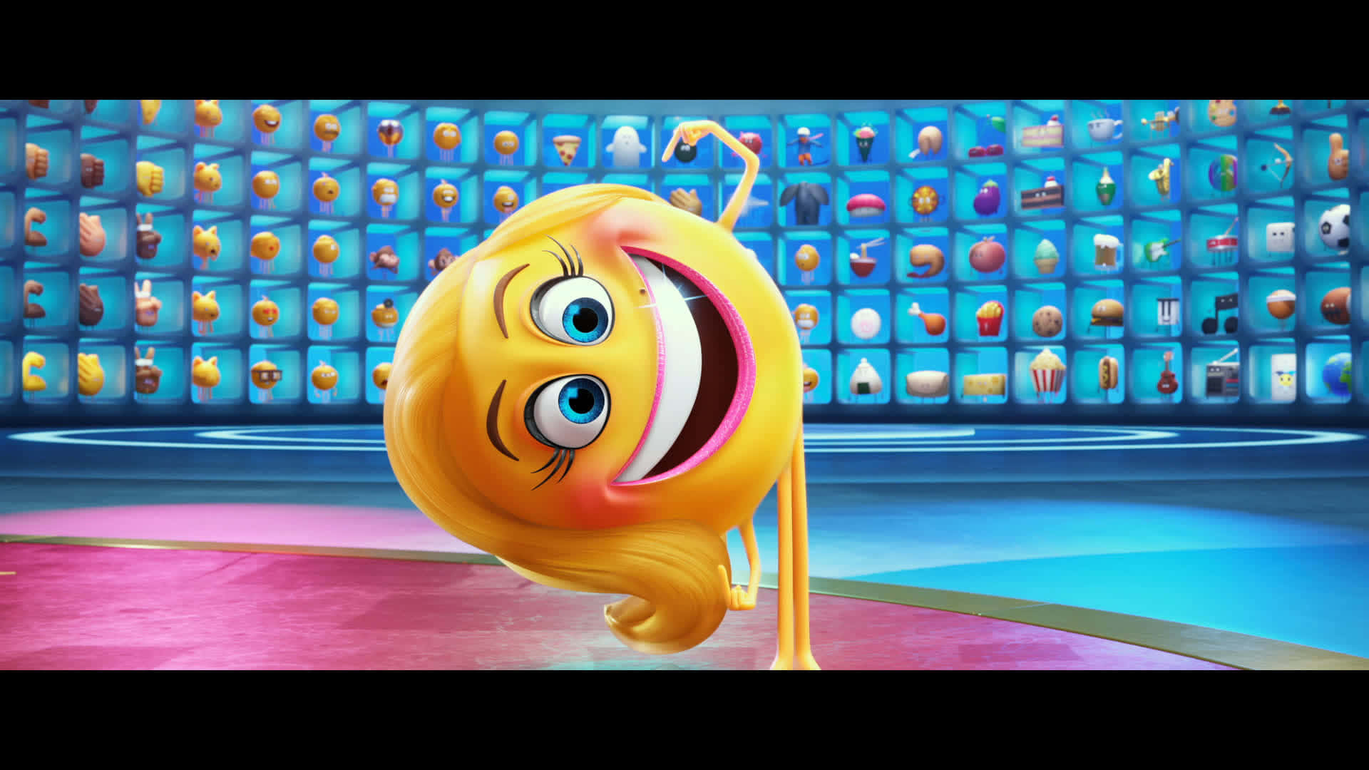 Smiler wa The Emoji Movie Anahisi Furaha Kubwa Picha ya Ukuta