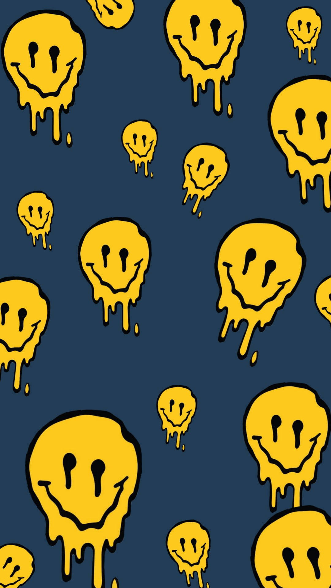 Smiley Inayoyeyuka ya Aesthetic na Ucheshi Picha ya Ukuta