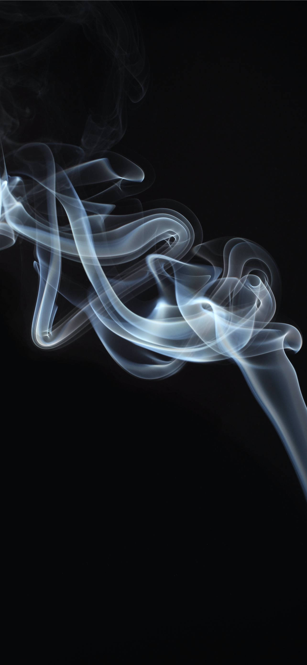 Smoke On Black Apple iPhone Picha ya Ukuta