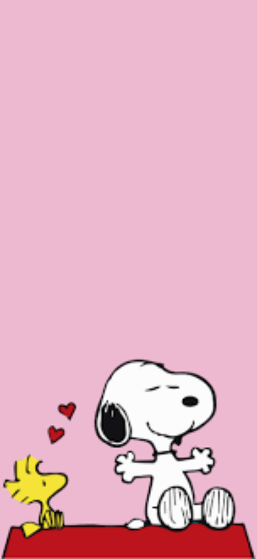 Snoopy Anakumbatia Siku ya Wali Picha ya Ukuta