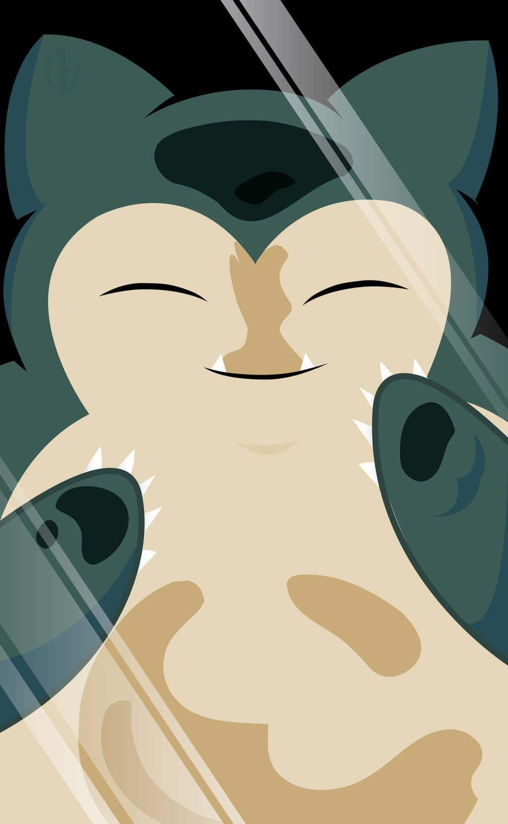 Snorlax kustareheu alasiri Picha ya Ukuta