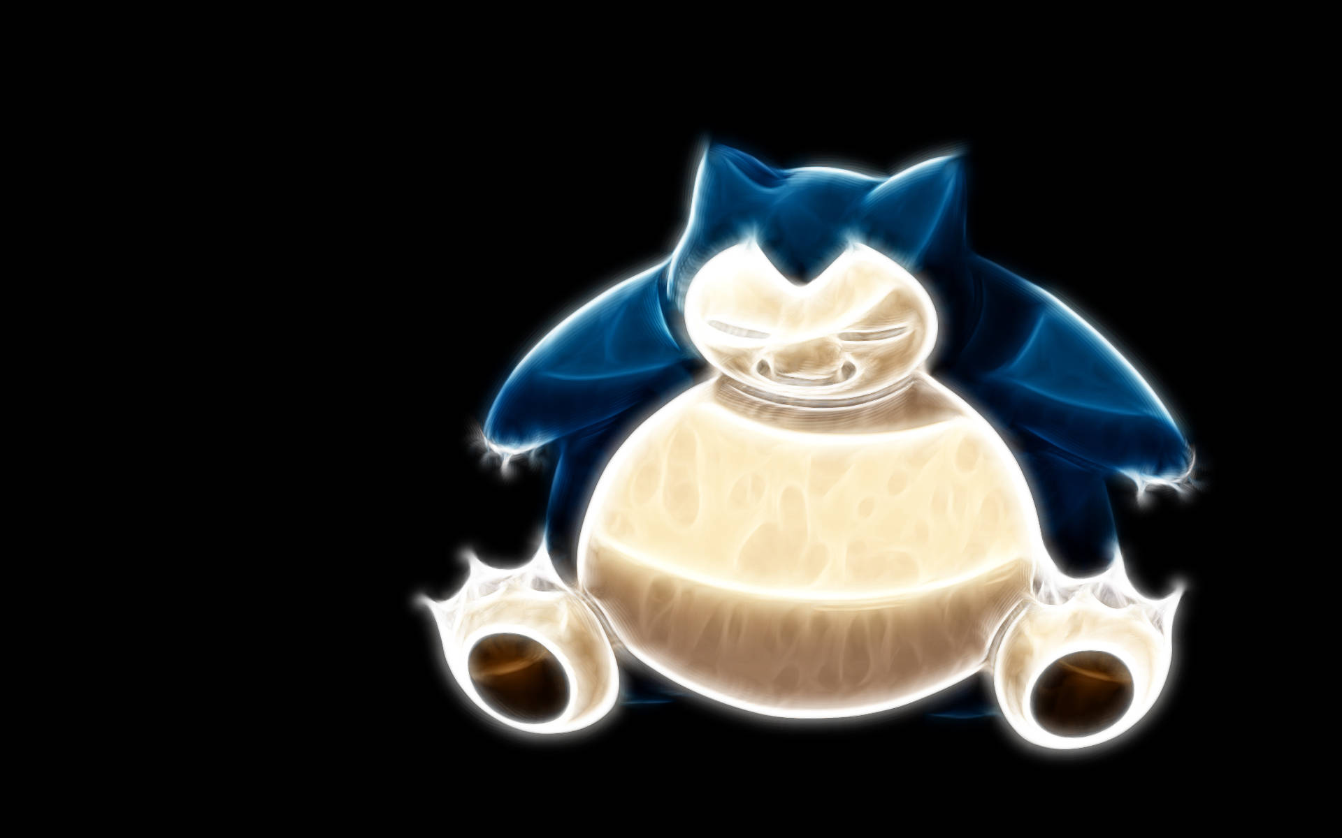 Snorlax Mwenye Hasira Pokemon Baridi Picha ya Ukuta