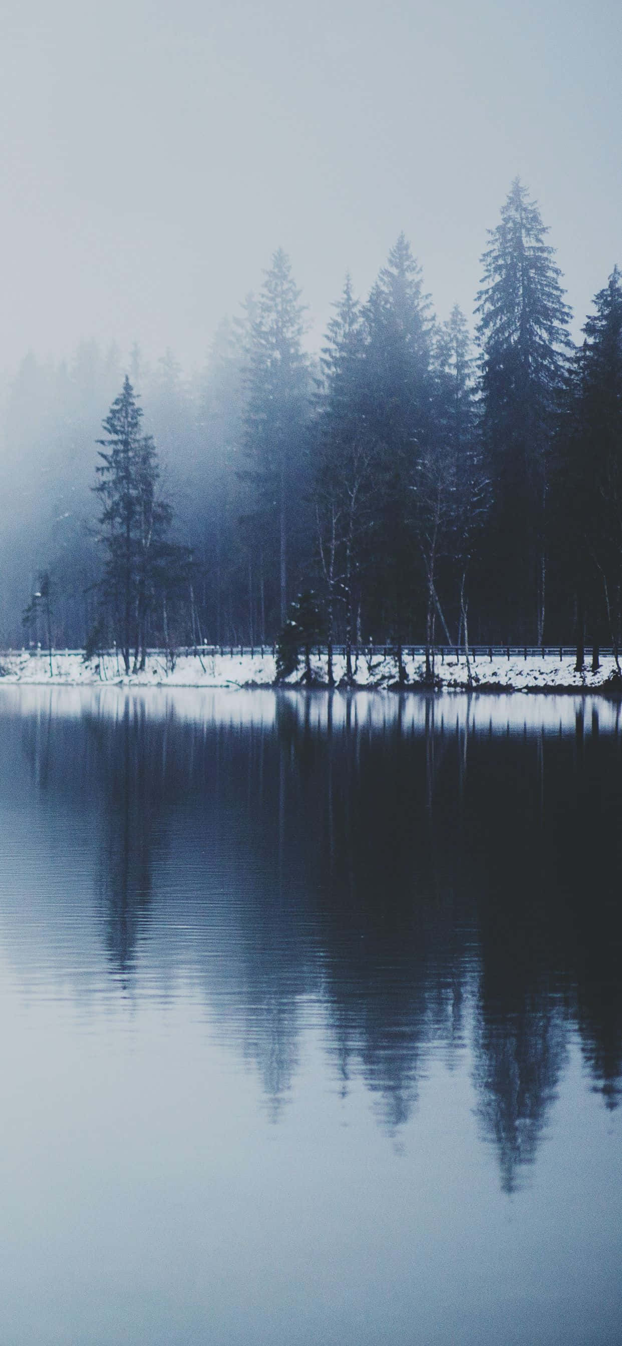 Snow iPhone ya Kuvutia Picha ya Ukuta