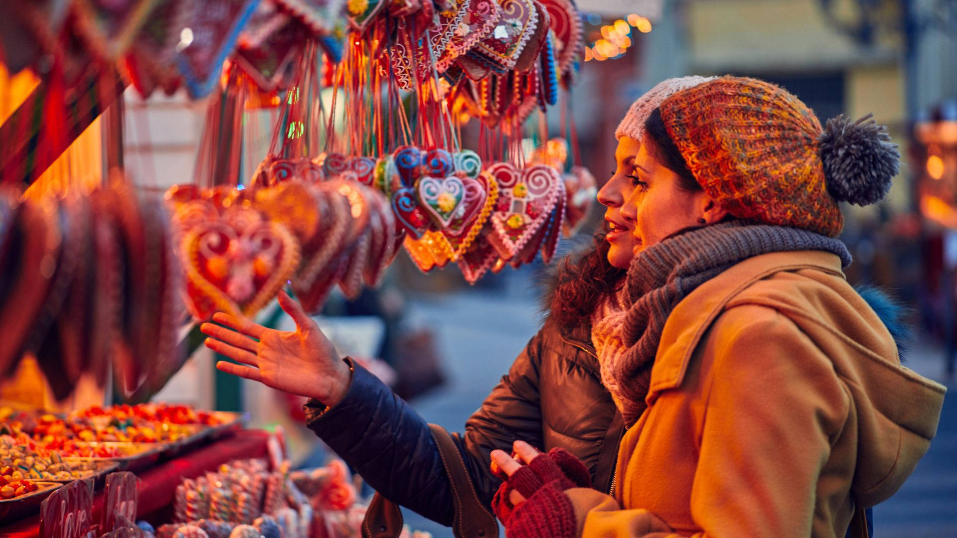 Soko la Krismasi la Ujerumani Picha ya Ukuta