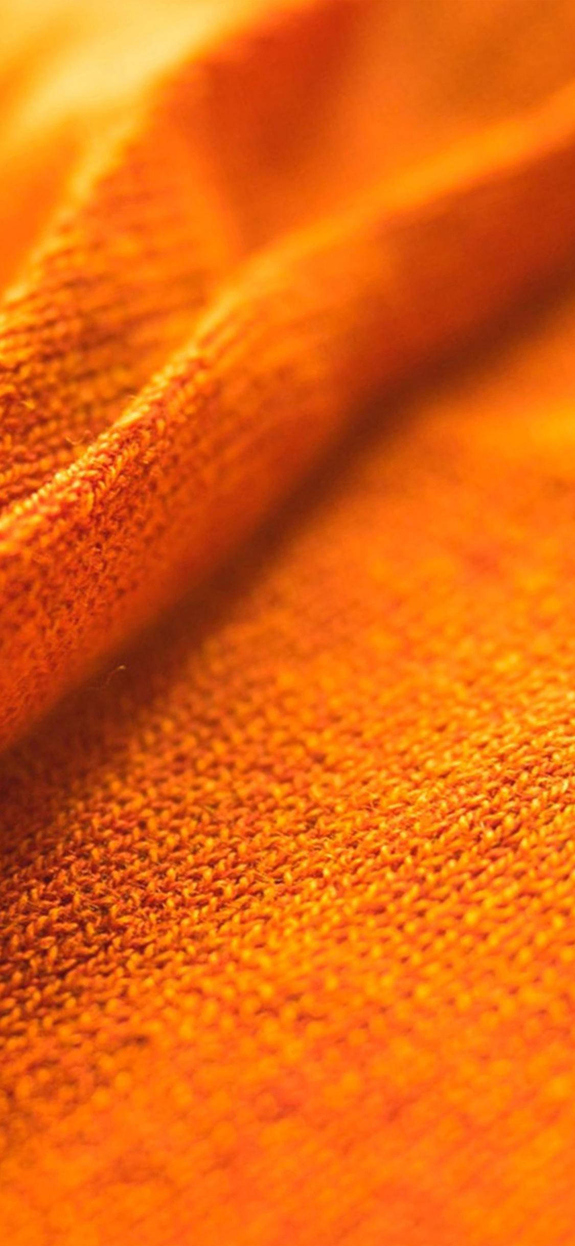 Solid Orange Fur Texture iPhone Picha ya Ukuta