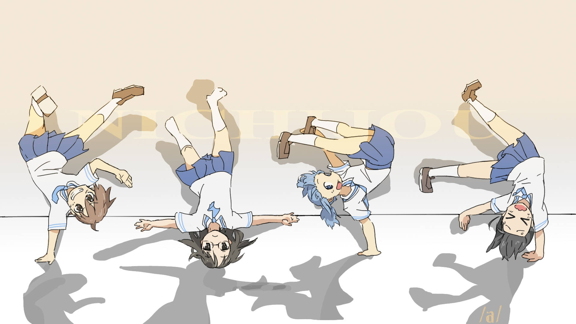 Somersault ya Nichijou Picha ya Ukuta
