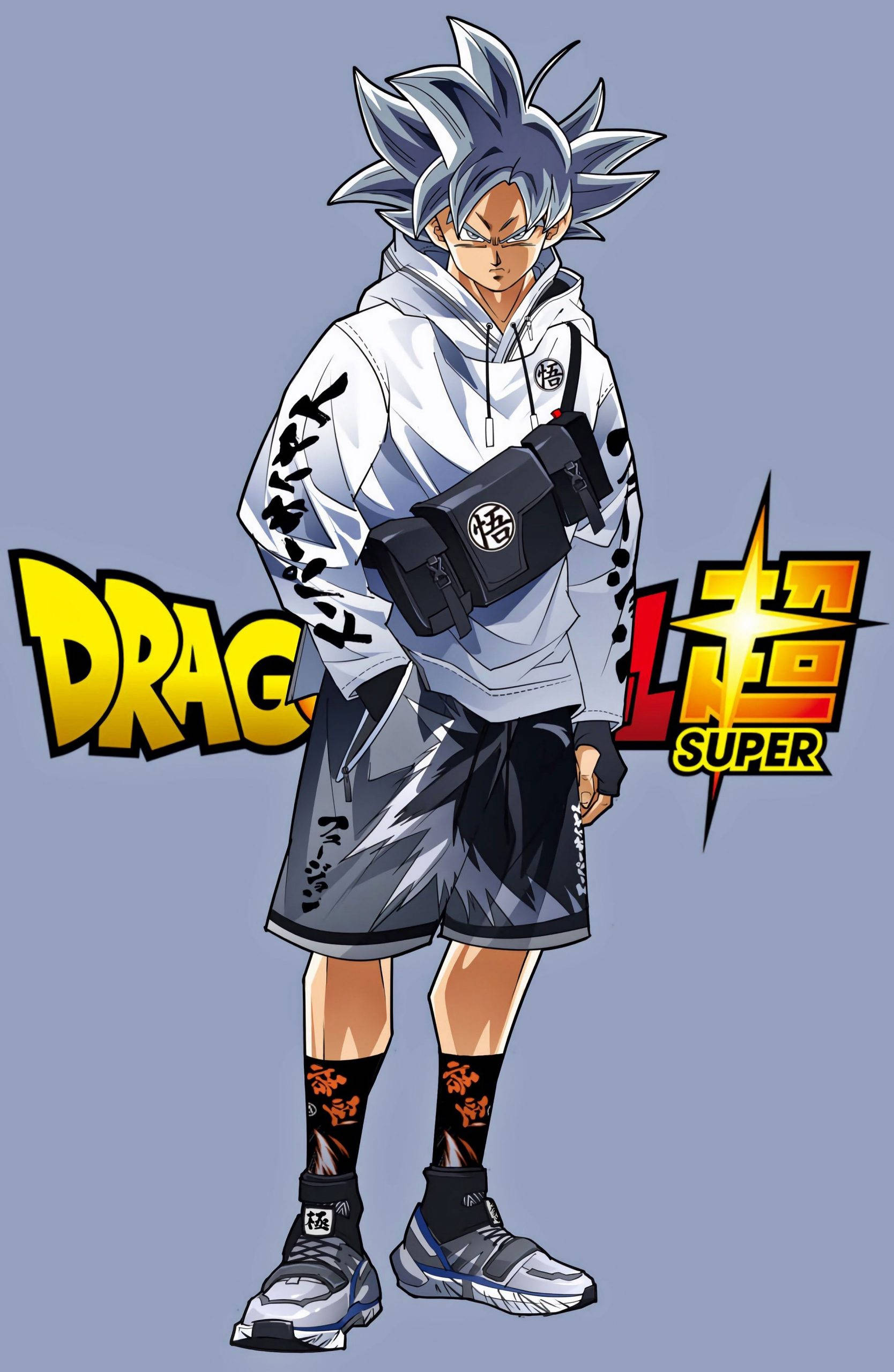 Son Goku Katika Mtindo wa Drip Baridi Picha ya Ukuta