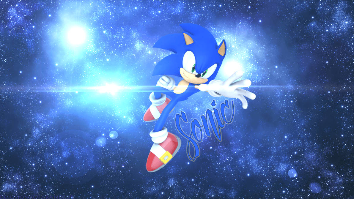 Sonic Katika Matukio ya Porini Picha ya Ukuta