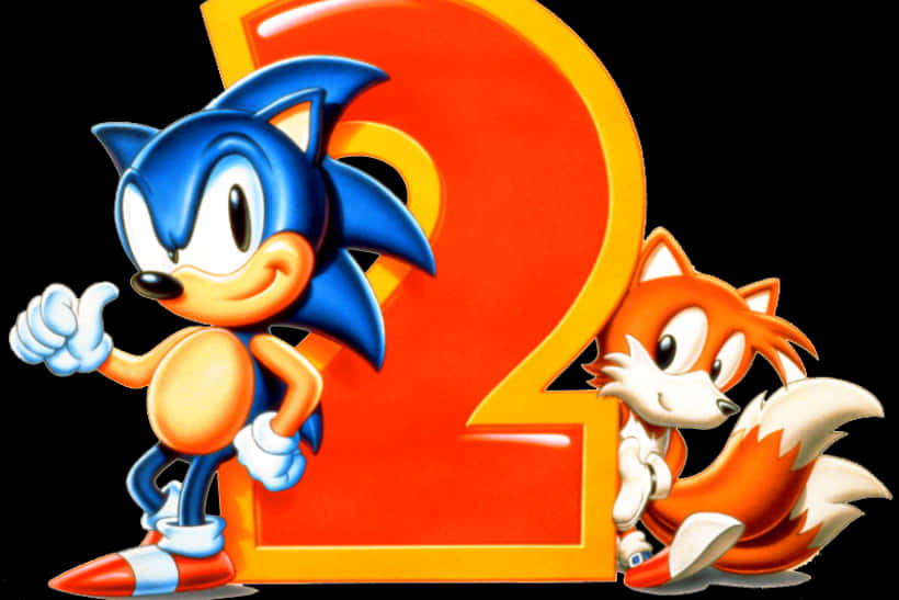 Sonic na Tails Sonic the Hedgehog 2 Picha ya Ukuta