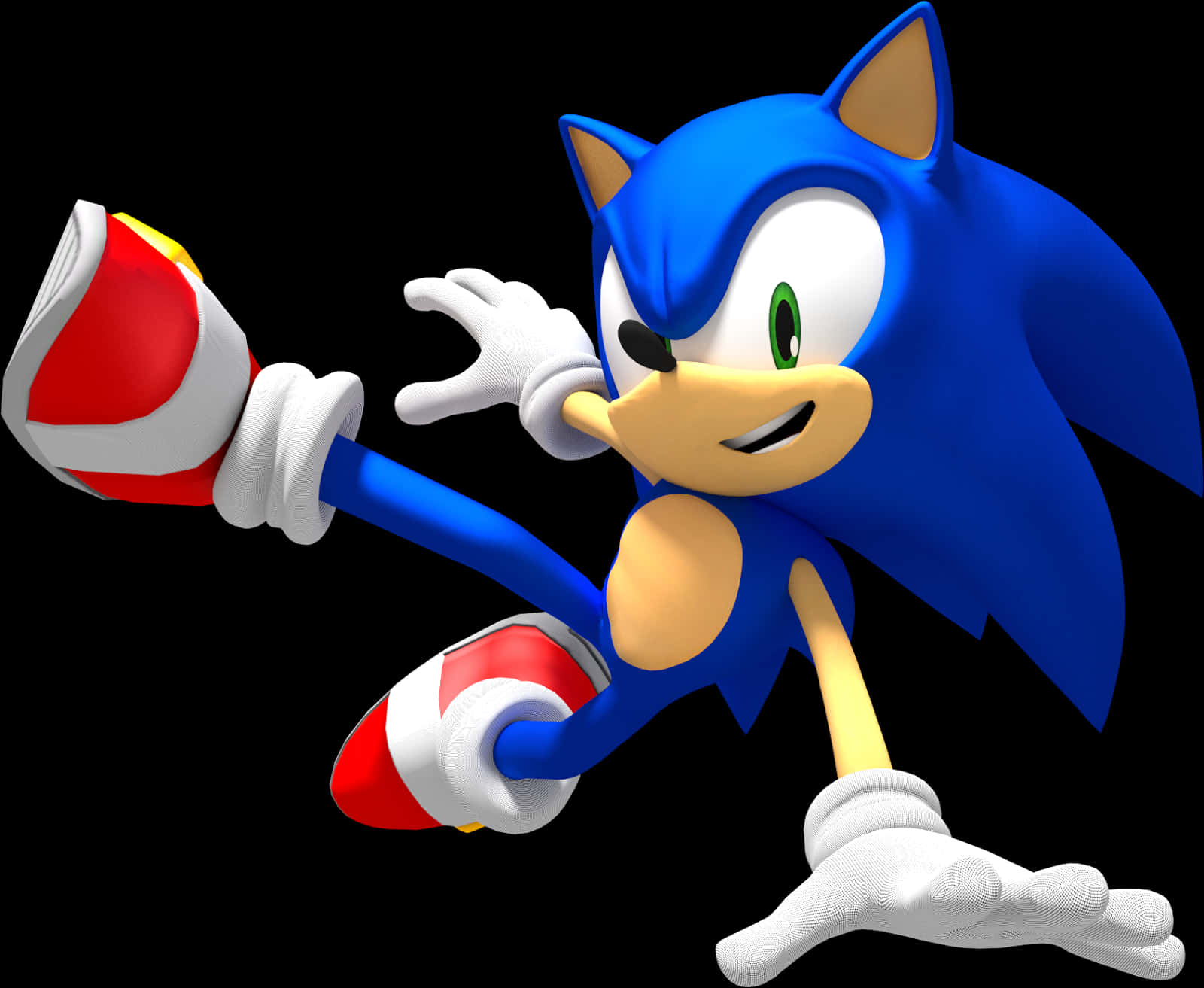 Sonic The Hedgehog Akiwa Mbioni Picha ya Ukuta