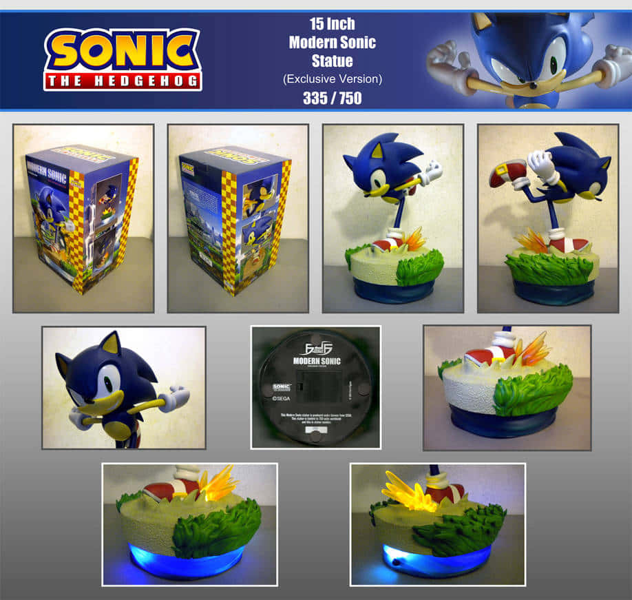 Sonic the Hedgehog, mhusika wa mchezo wa video maarufu Picha ya Ukuta