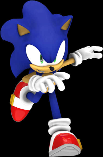 Sonic The Hedgehog Mkao wa Kawaida Picha ya Ukuta