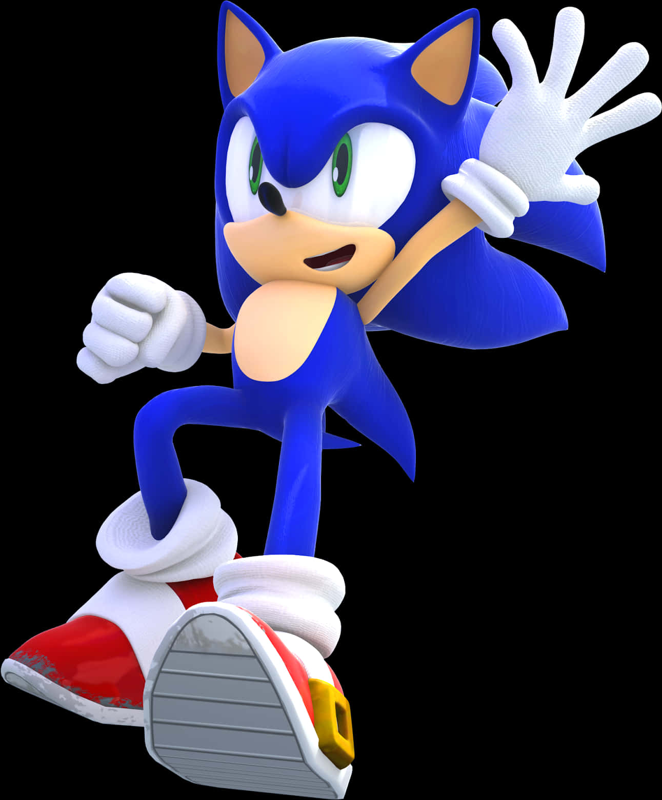 Sonic The Hedgehog Mkao wa Kawaida Picha ya Ukuta