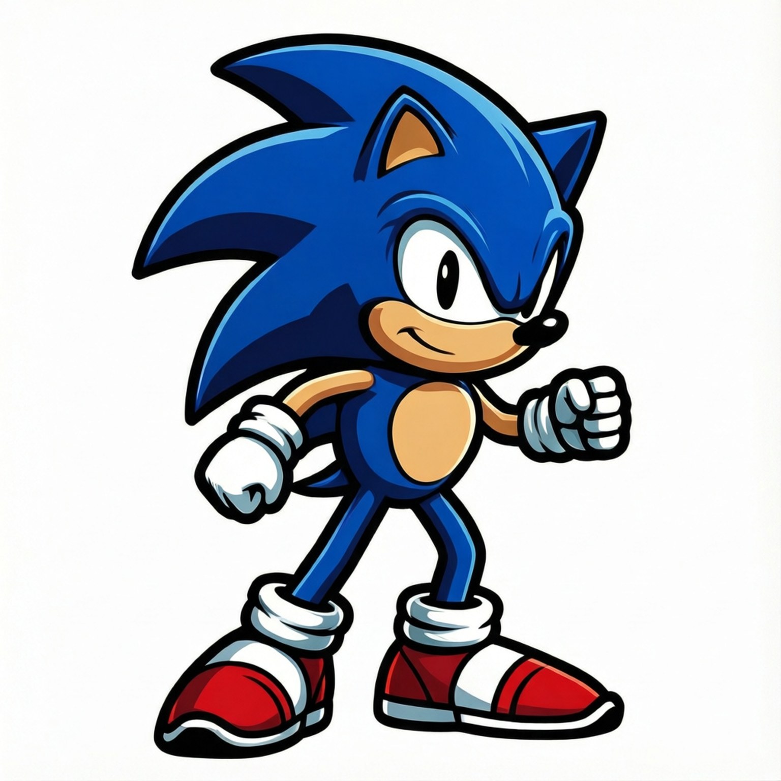 Sonic ya Vekta Picha ya Ukuta