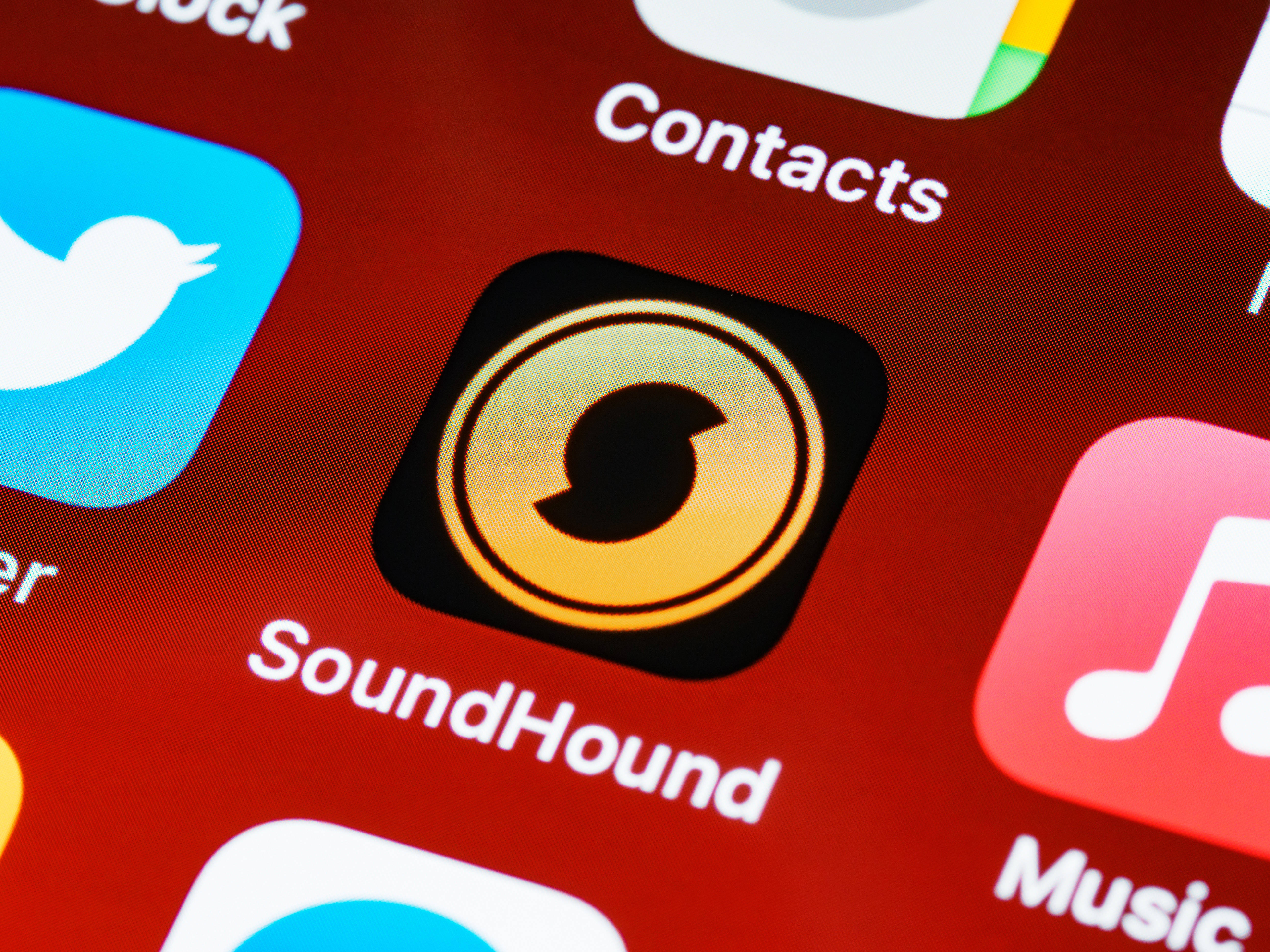 Soundhound App iOS 13 Picha ya Ukuta