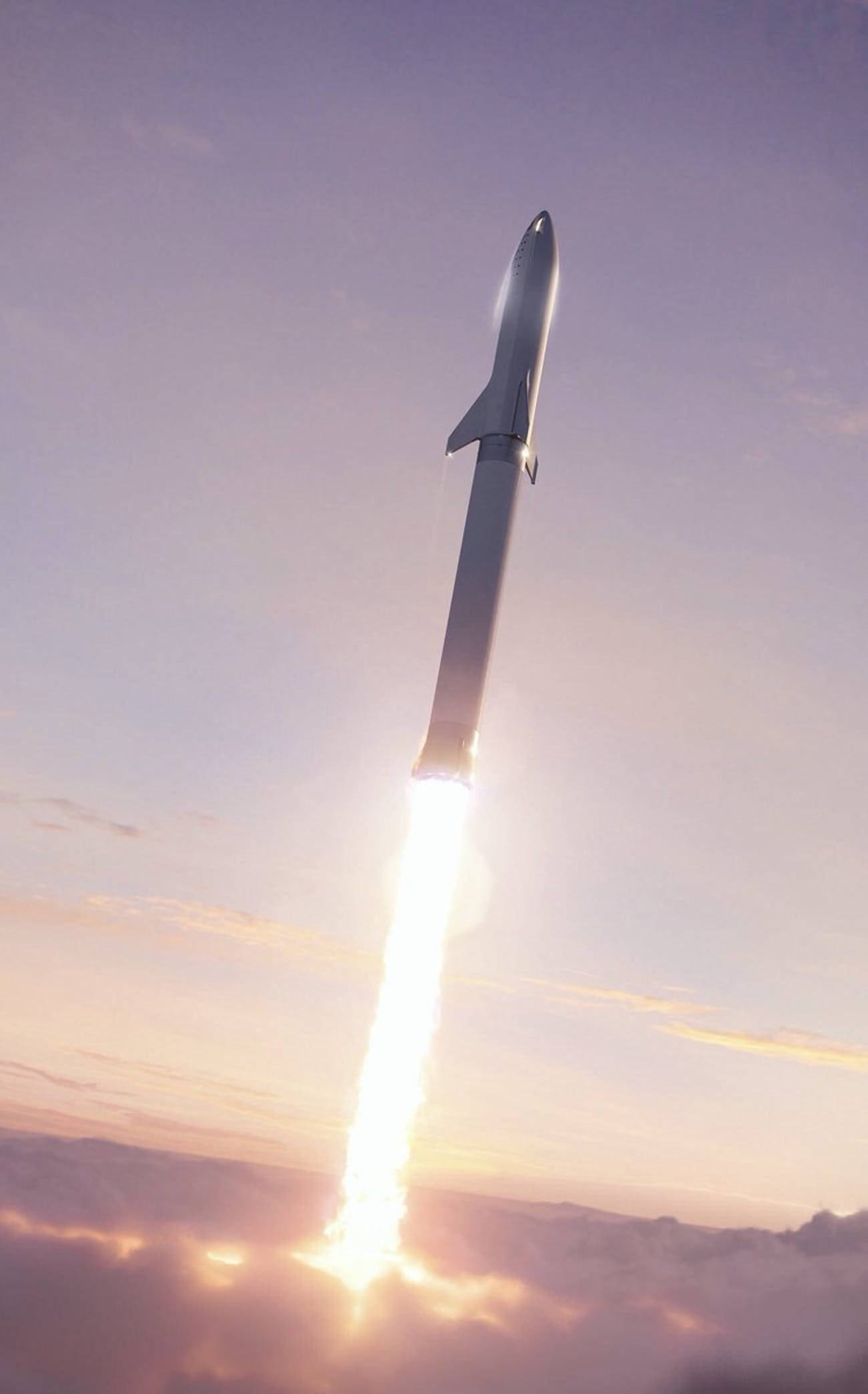 SpaceX BFR Picha ya Ukuta