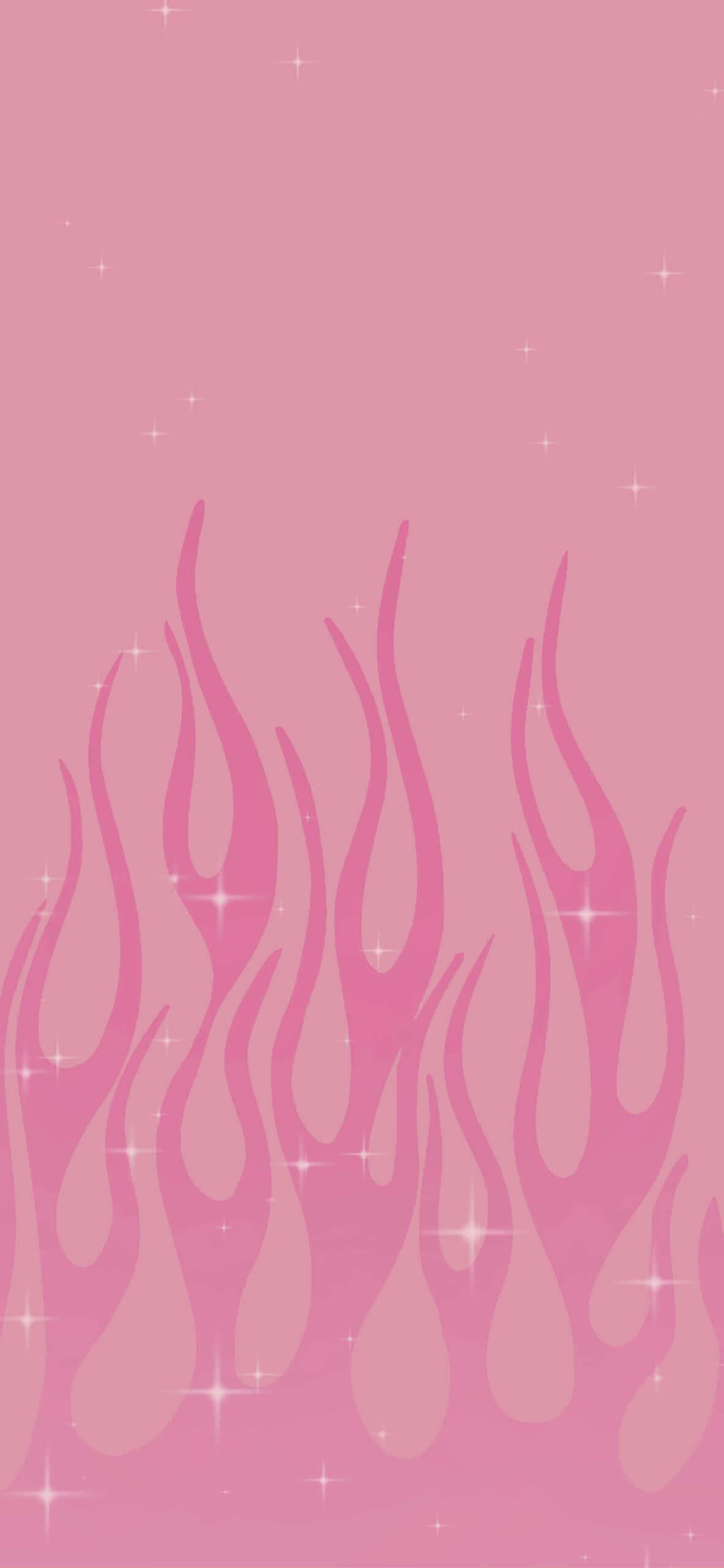 Sparkling Flame Pink Aesthetic Background Picha ya Ukuta
