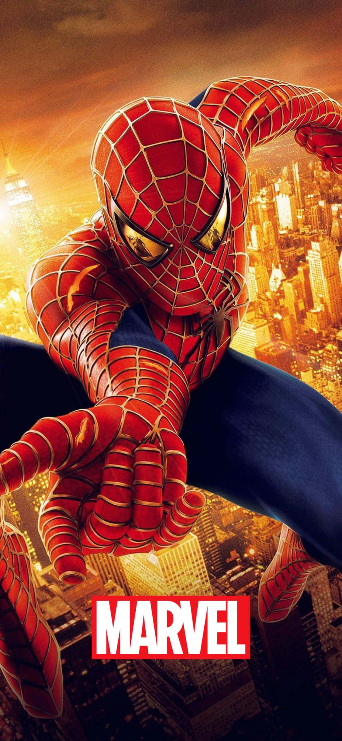 Spider-Man 2 Poster iPhone XS Marvel Mandhari Picha ya Ukuta