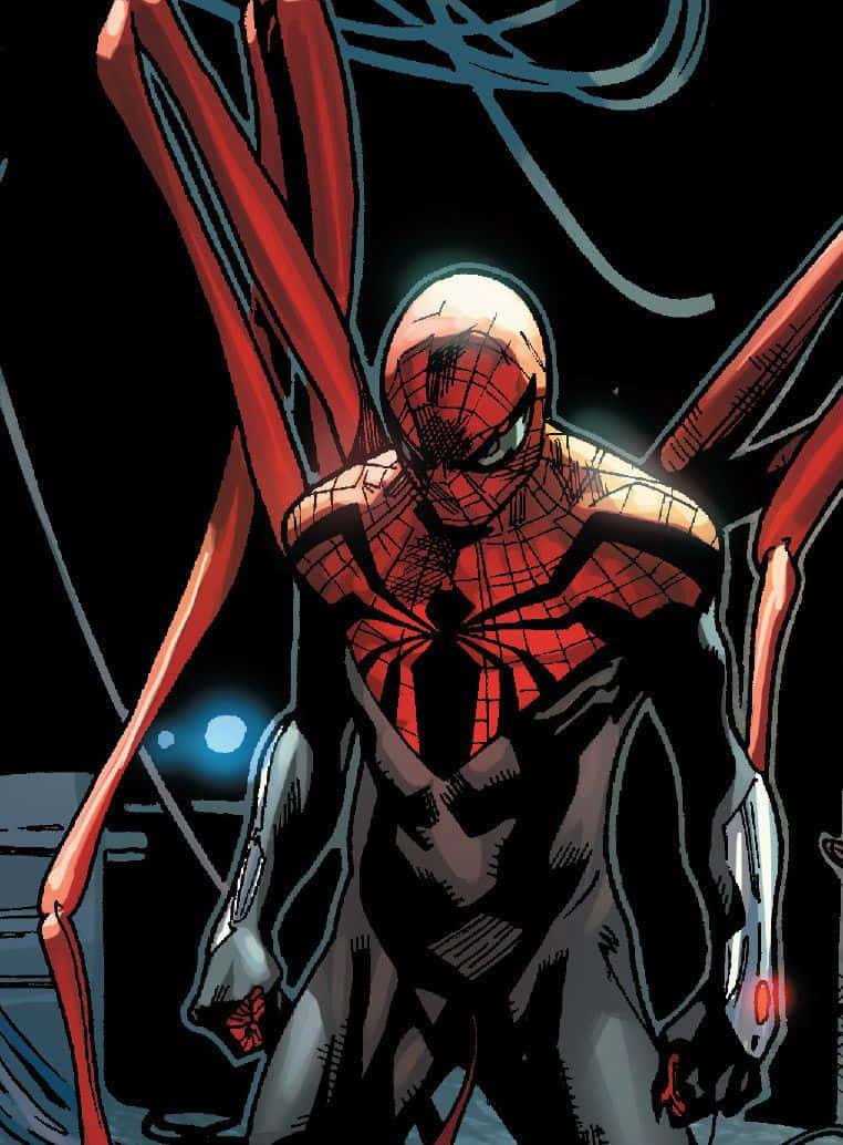 Spider-Man anazunguka Jiji la New York akiwa tayari kuokoa siku Picha ya Ukuta