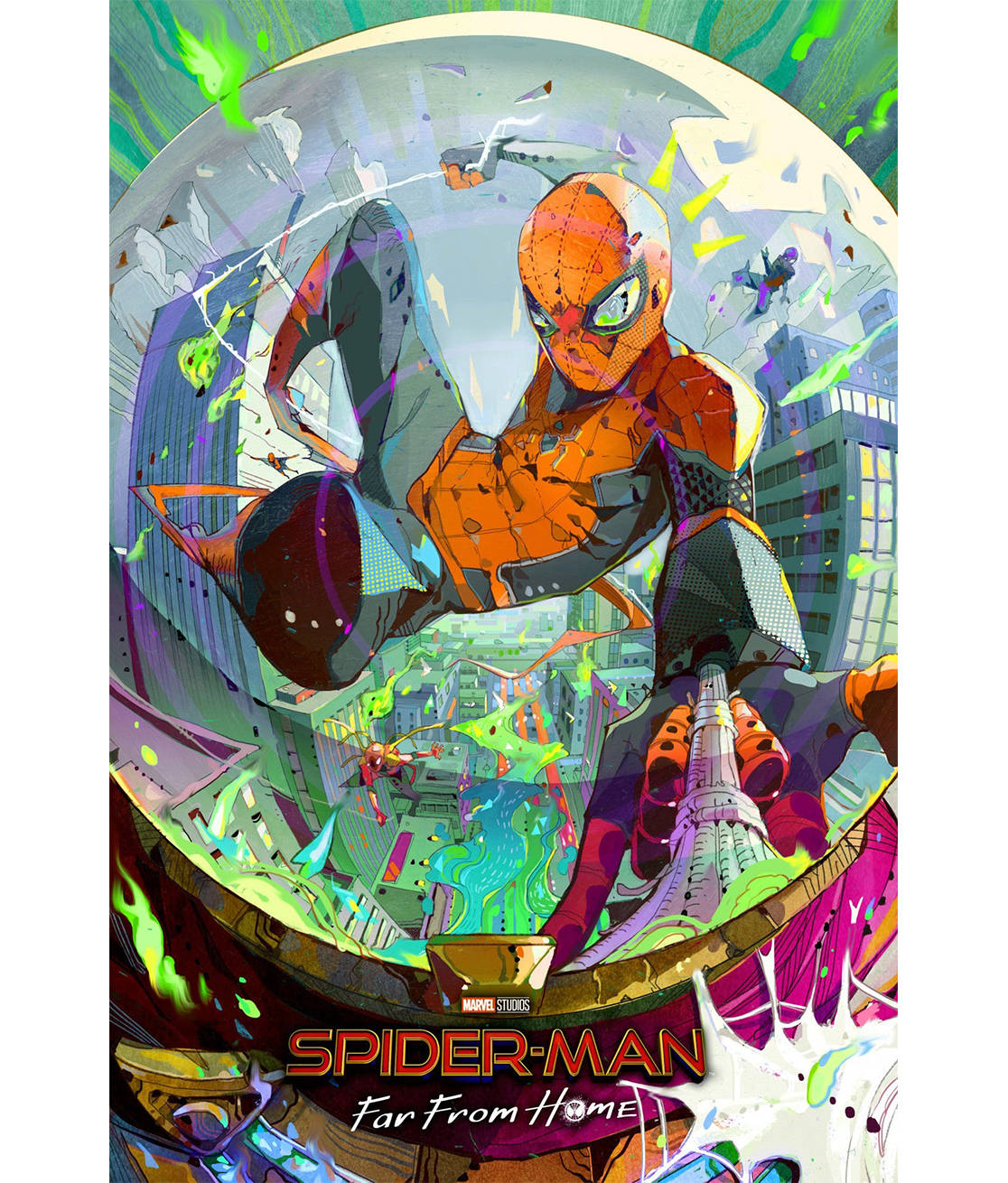 Spider Man Far From Home Fan Art Picha ya Ukuta