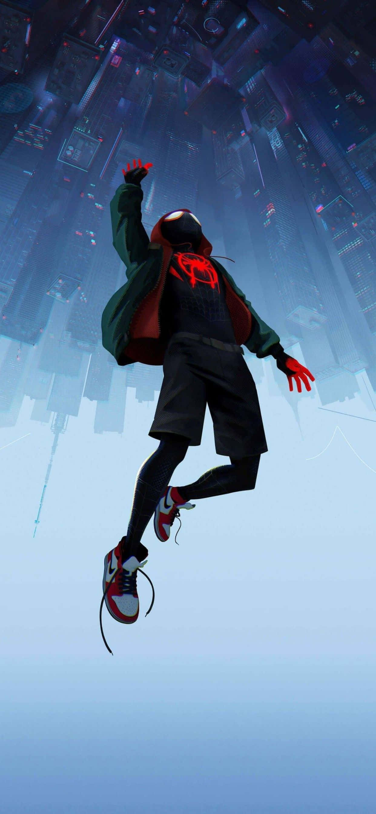 spider man into the spider verse HD wallpaper Picha ya Ukuta