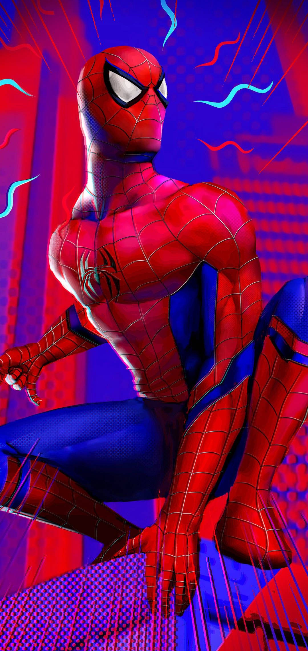 Spiderman akichukua mapumziko kutoka kuokoa dunia Picha ya Ukuta