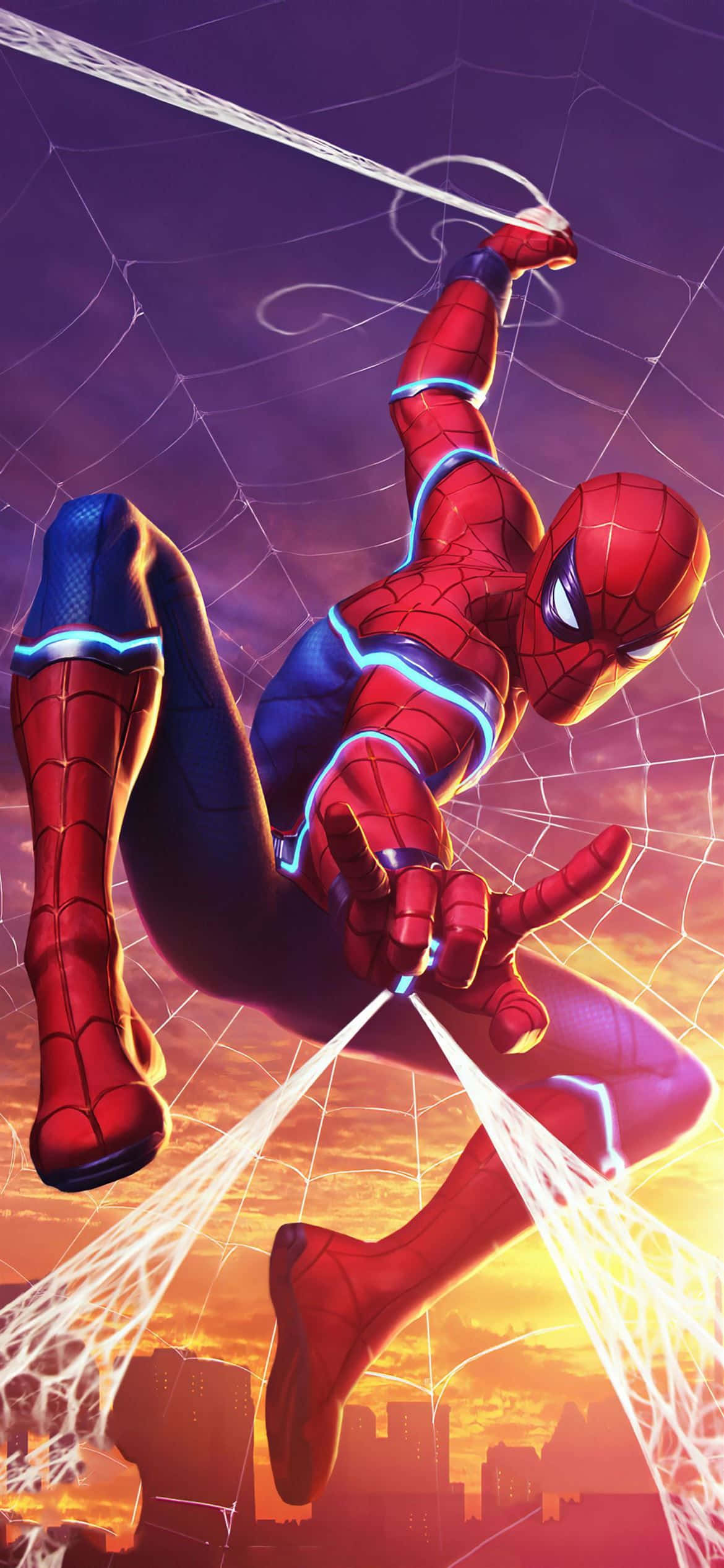 Spiderman Katika Hatua Picha ya Ukuta