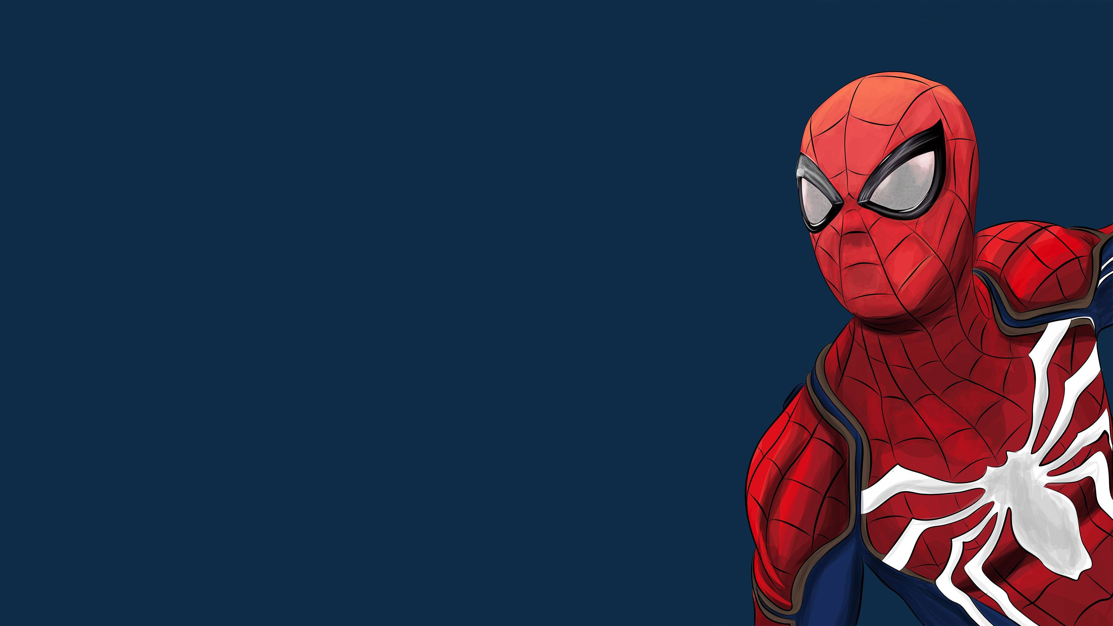 Spiderman wa Ajabu Kwenye Kona Picha ya Ukuta