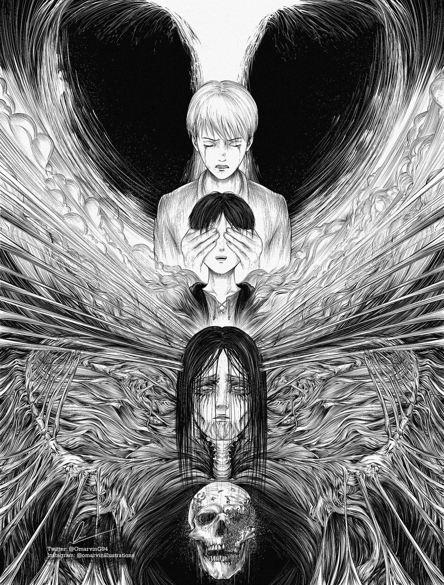 Spirited Away, mwanga wa manga unaoheshimiwa Picha ya Ukuta