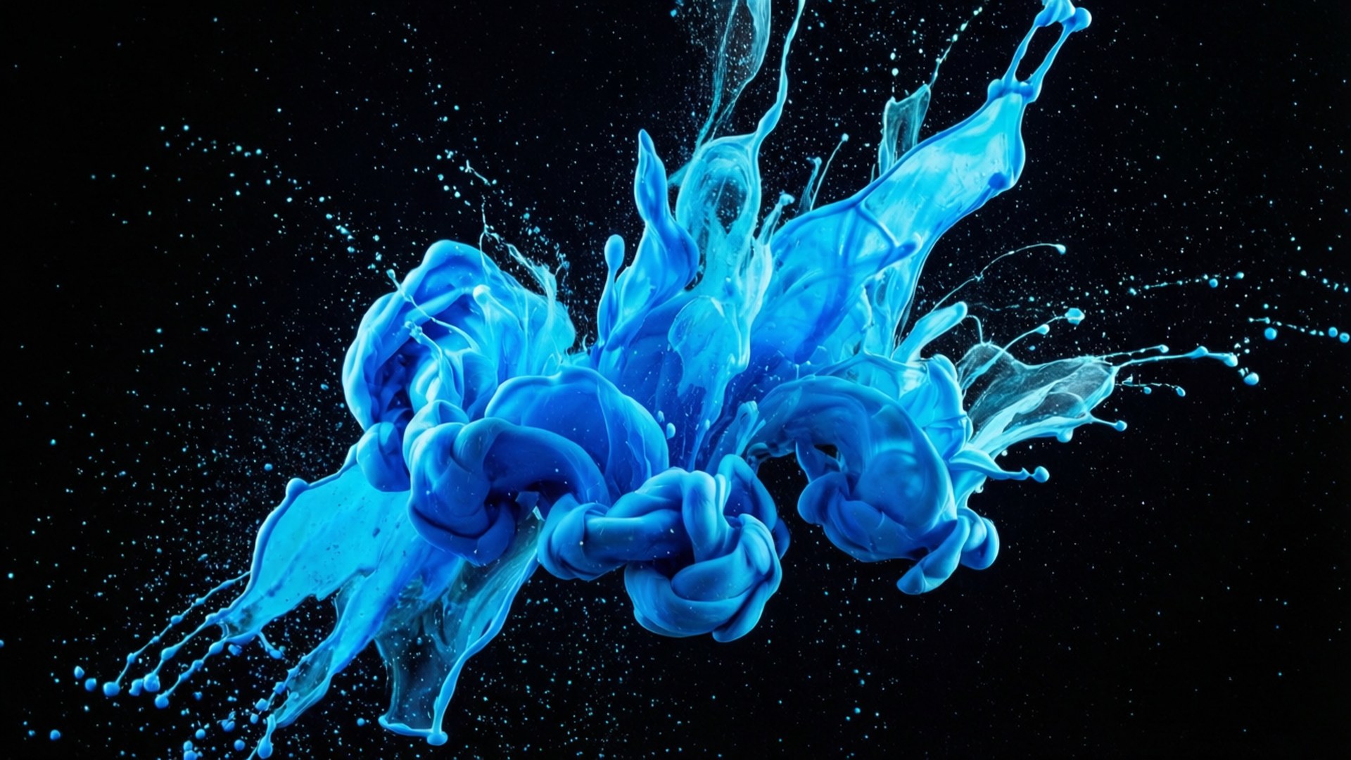 Splash Neon Picha ya Ukuta