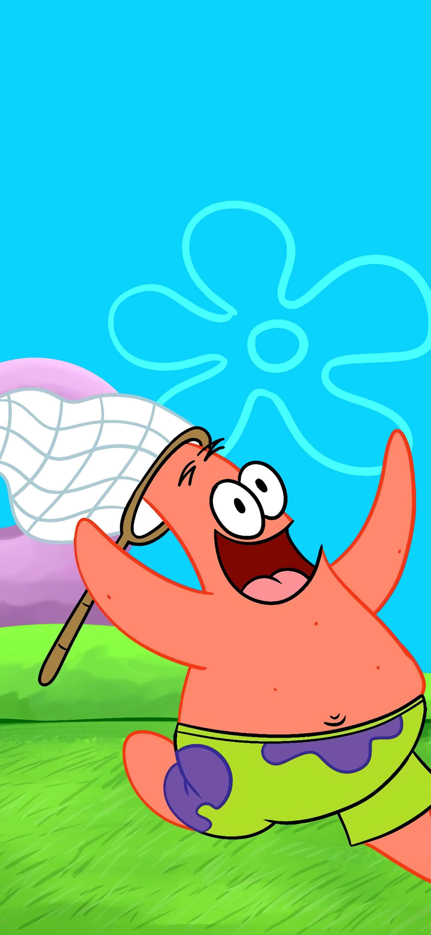 SpongeBob Pfp Happy Patrick Picha ya Ukuta
