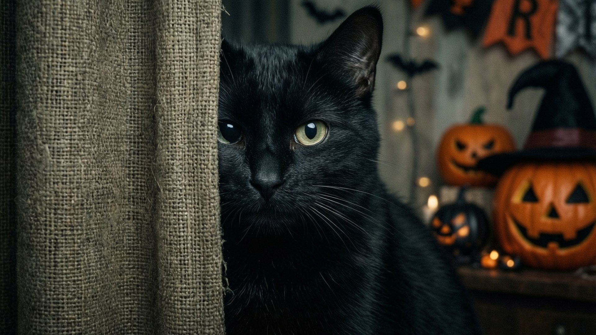 Spook Mjanja Picha ya Ukuta