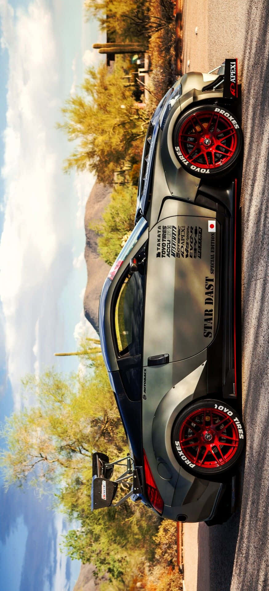 Sporty and Powerful Nissan R35 GTR Picha ya Ukuta