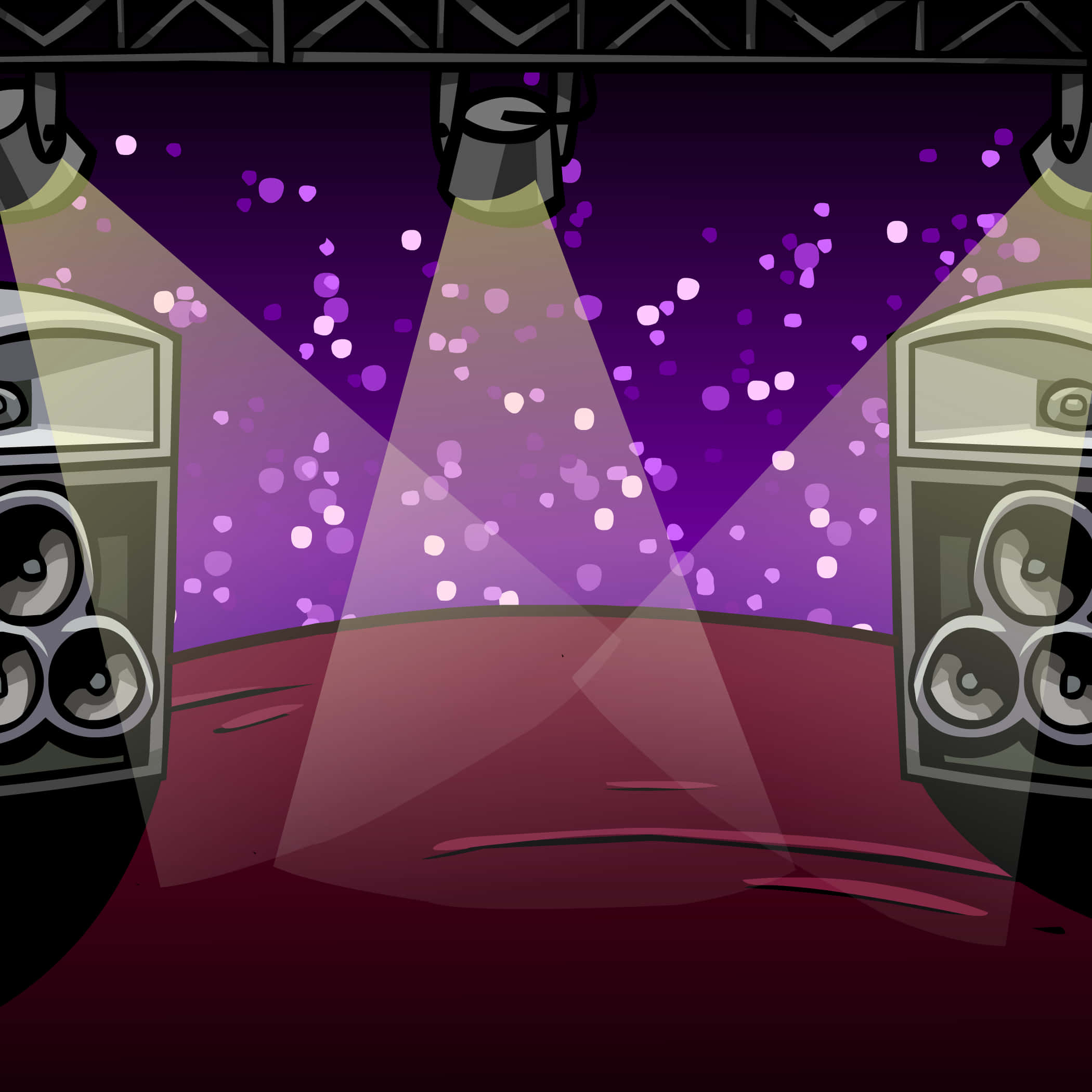 Stage Scene Karaoke Background Picha ya Ukuta