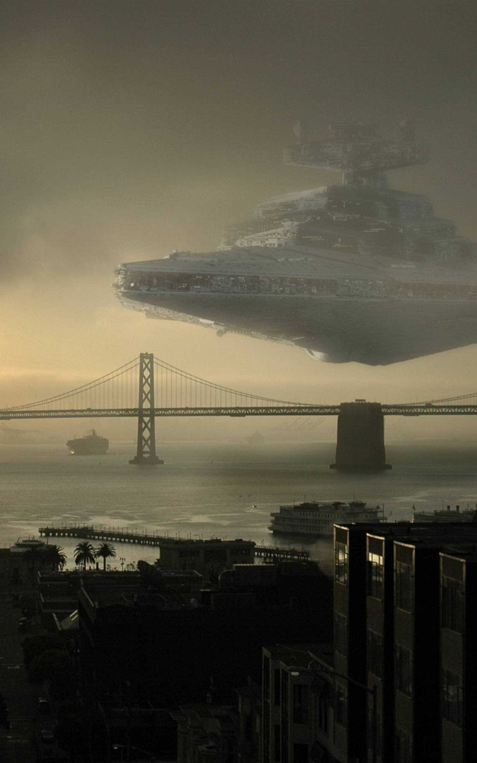 Star Destroyer Star Wars Kompyuta Kibao Picha ya Ukuta
