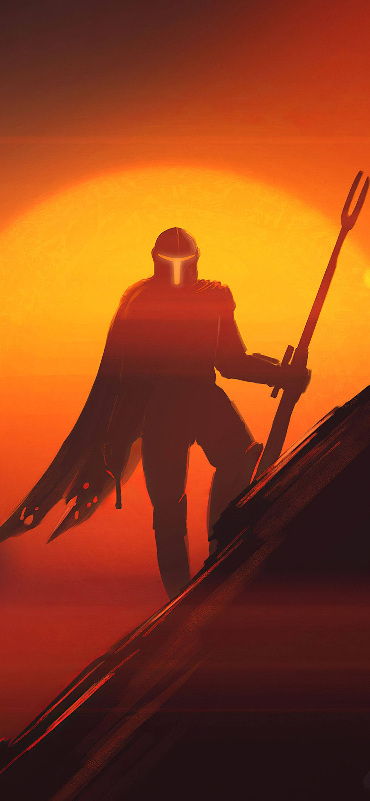 Star Wars 4K iPhone Mandalorian Picha ya Ukuta