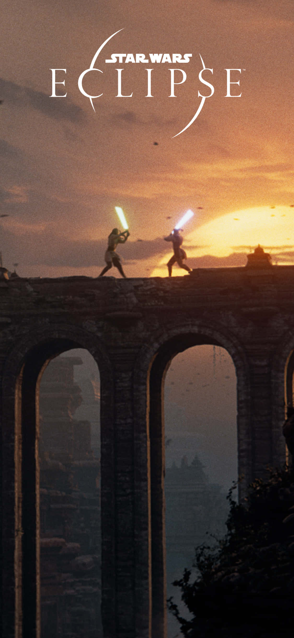 Star Wars Eclipse Game Background Picha ya Ukuta
