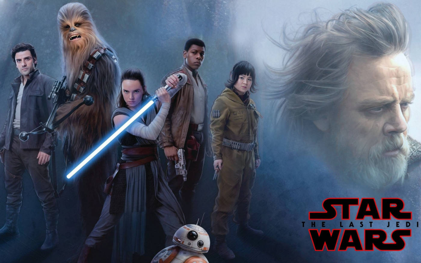 Star Wars Luke Skywalker 4K Bango la Filamu 2017 Picha ya Ukuta