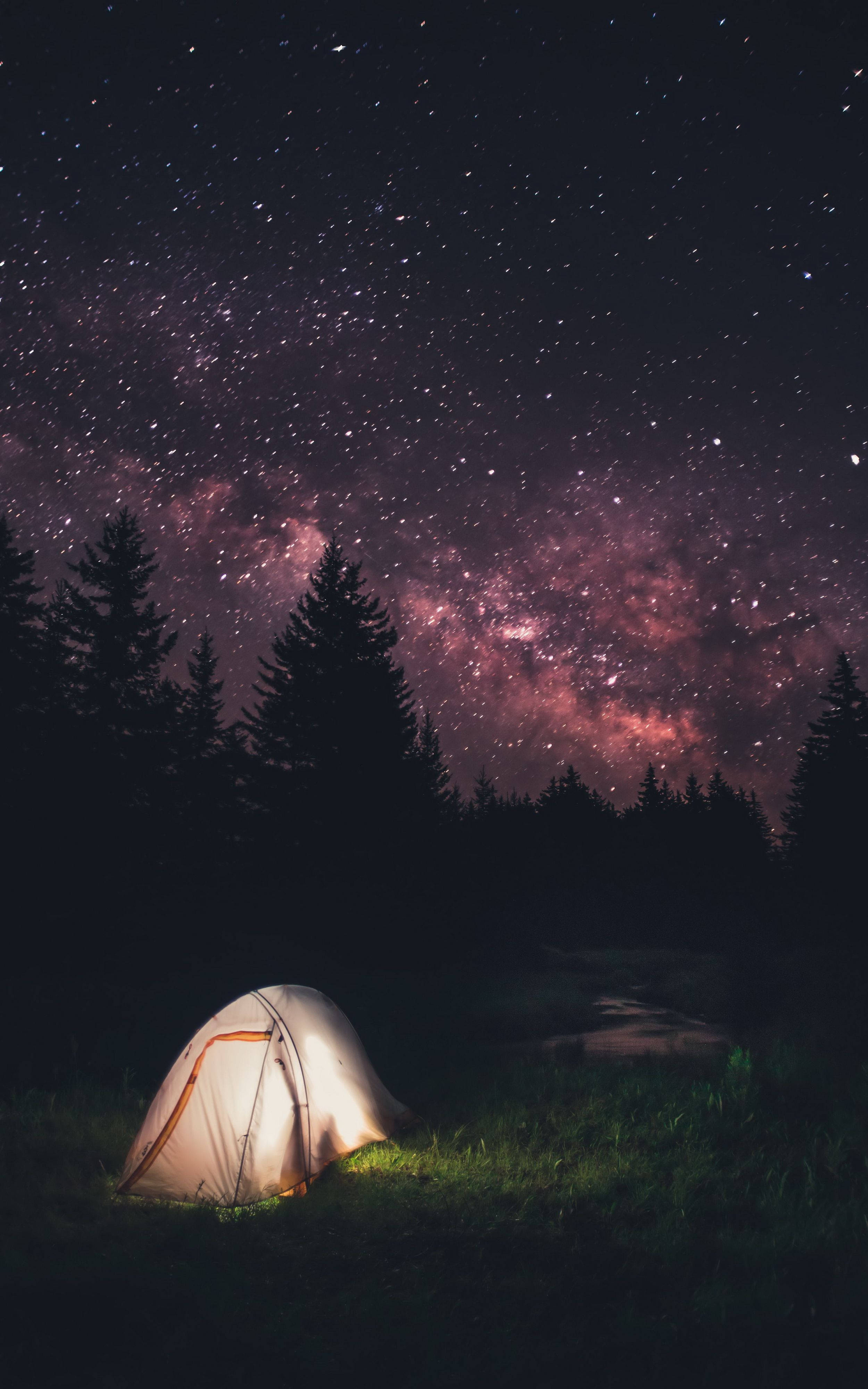 Starry Night Mobile Picha ya Ukuta